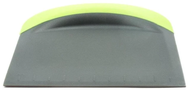 Alt view image 2 of 7 - Dough and Bowl Scraper, 4.75" Flat Edge Bench Scraper, Green