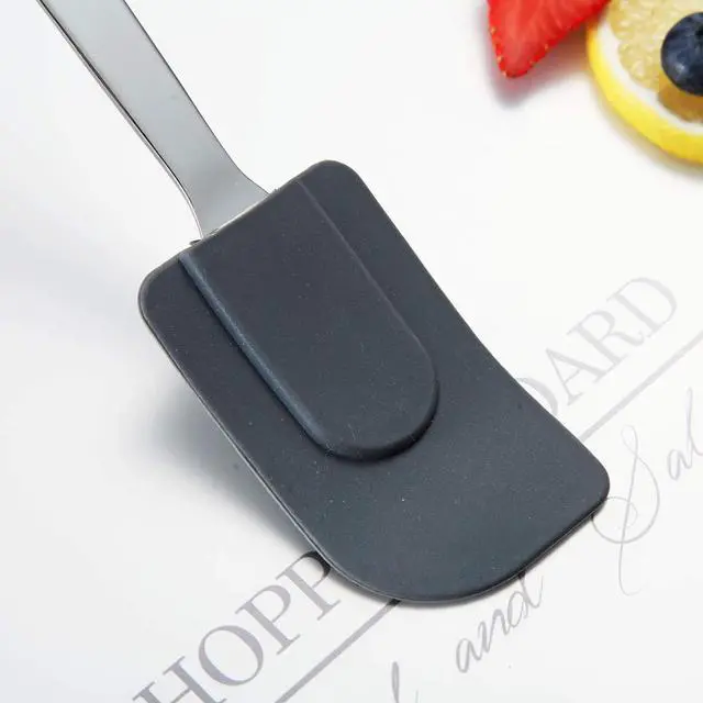 Alt view image 6 of 7 - Silicone Spatulas, Berglander Flexible Scrapers Baking Mixing Tool, Baking Tools, Rubber Spatula, Heat Resistant, Dishwasher Safe, Easy to Clean