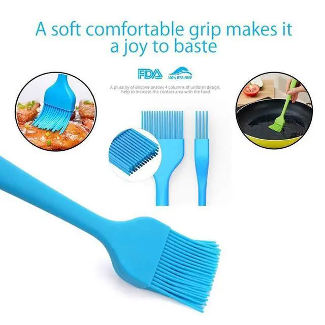 Alt view image 5 of 7 - Silicone Spatula Set Colorful Mini Spatulas - 480°F Heat Resistant Nonstick Versatile Kitchen Utensil Set for Baking, Mixing, Cooking, Dishwasher Safe