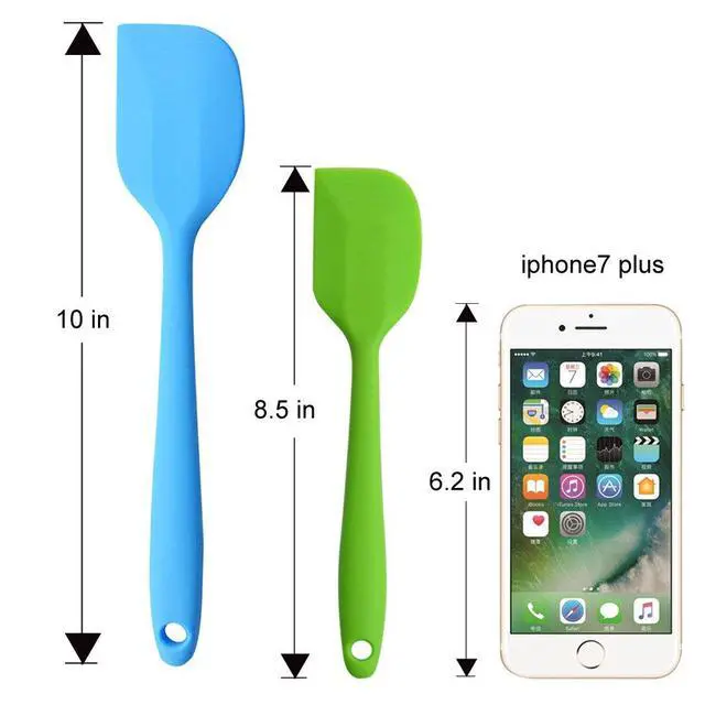Alt view image 6 of 7 - Silicone Spatulas, Small Rubber Spatula With Solid Stainless Steel Core One Piece Design Heat Resistant Non-Stick Flexible Scrapers for Mixing Cooking Baking5 piece