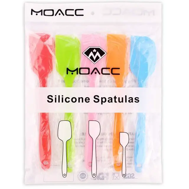 Alt view image 7 of 7 - Silicone Spatulas, Small Rubber Spatula With Solid Stainless Steel Core One Piece Design Heat Resistant Non-Stick Flexible Scrapers for Mixing Cooking Baking5 piece