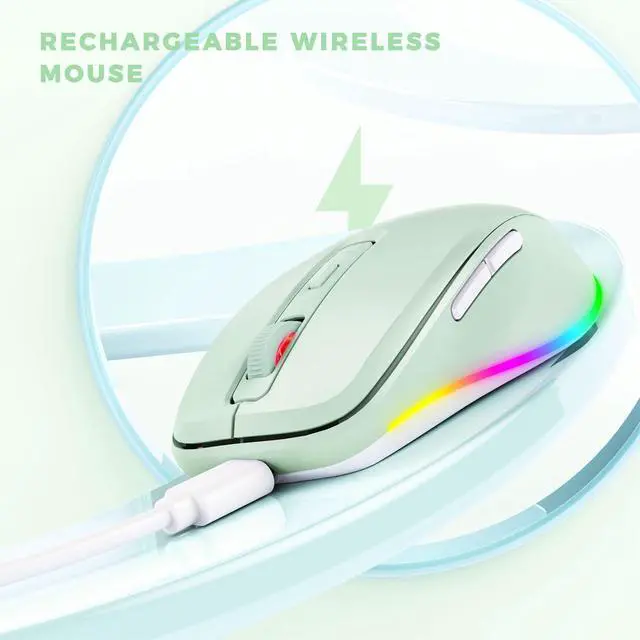 Alt view image 5 of 7 - Wireless Mouse Jiggler - Keep Computers Awake, Light Green