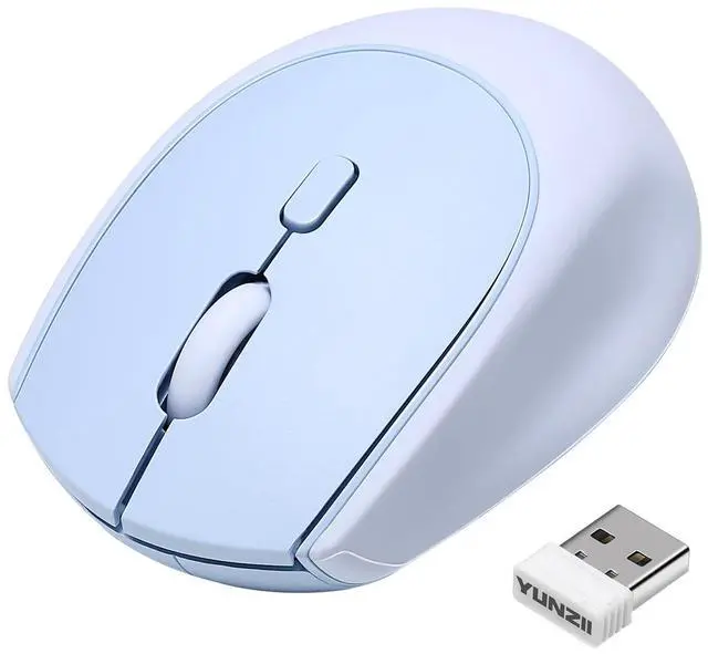 Main image of Silicone Wireless Mouse 1600 DPI Optical 2.4GHz (Blue)