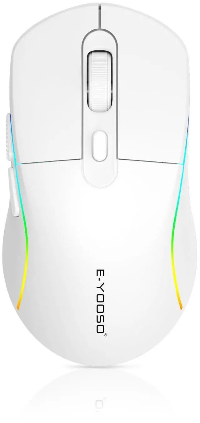 Main image of Wireless Gaming Mouse, 10,000 DPI, 6 Programmable Buttons, White