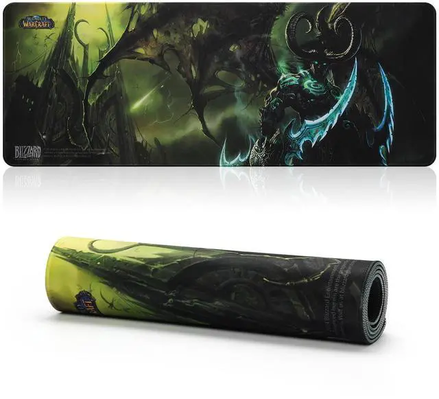 Main image of Blizzard Wow Themed Symbol Gaming Mouse Pad, XXL Desktop Keyboard Mat