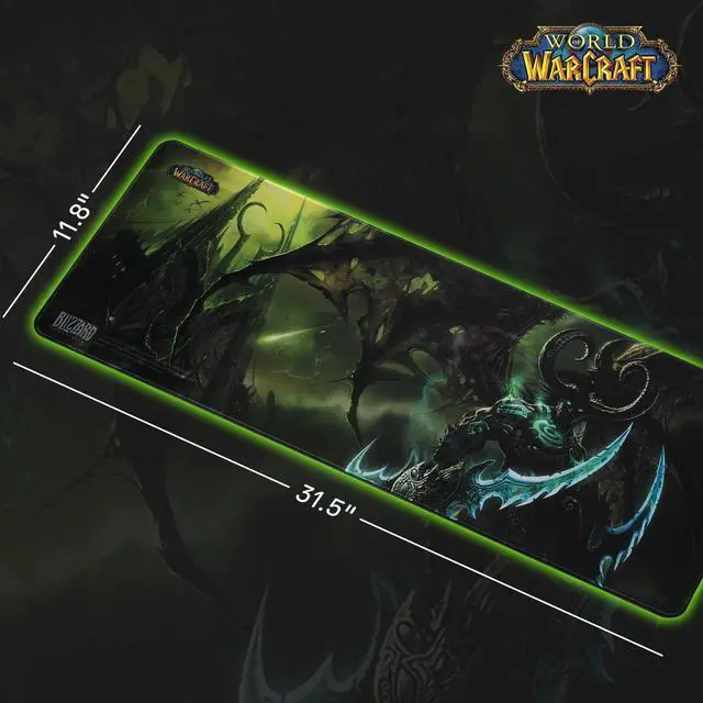 Alt view image 2 of 6 - Blizzard Wow Themed Symbol Gaming Mouse Pad, XXL Desktop Keyboard Mat