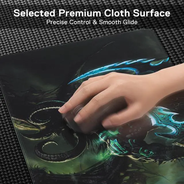 Alt view image 3 of 6 - Blizzard Wow Themed Symbol Gaming Mouse Pad, XXL Desktop Keyboard Mat