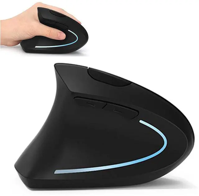 Main image of Left Handed Mouse, Wireless USB Ergonomic Vertical Lefty Mouse