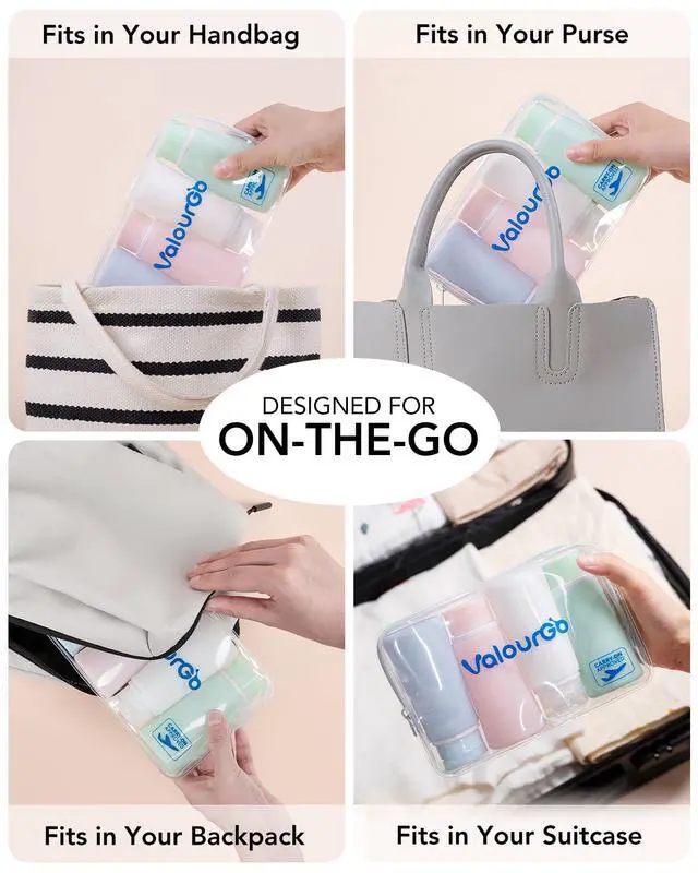 Alt view image 5 of 7 - Travel Bottles for Toiletries 3.4oz 4 Pack, TSA Leak Proof
