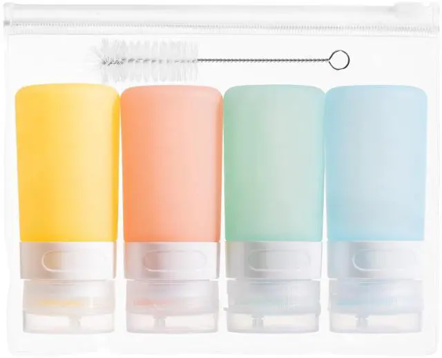 Main image of Condiment Squeeze Bottles, Leakproof Salad Dressing Container