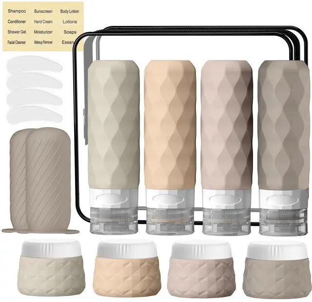 Main image of Travel Bottles for Toiletries, Bottles, Jars, and Covers