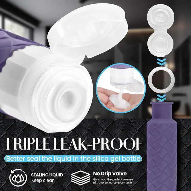 Alt view image 5 of 7 - Travel Bottles for Toiletries, TSA-Approved Travel Size Container