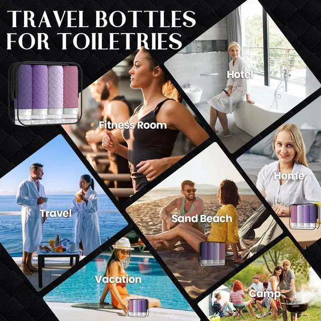 Alt view image 7 of 7 - Travel Bottles for Toiletries, TSA-Approved Travel Size Container