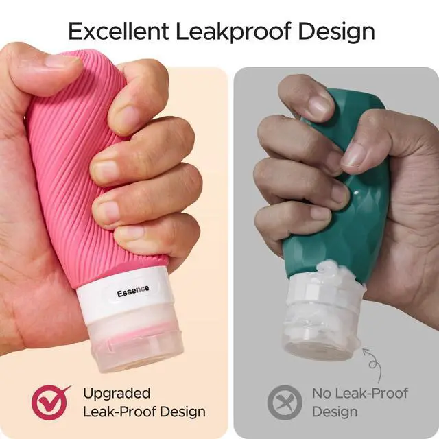 Alt view image 3 of 7 - TSA Approved Travel Bottles for Toiletries, Leak Proof