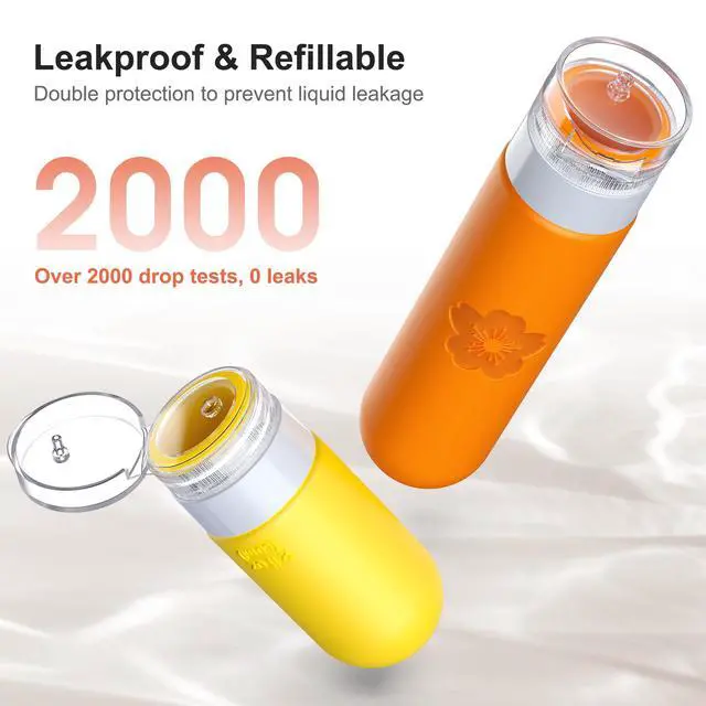 Alt view image 4 of 6 - 20Pack Travel Bottles for Toiletries, TSA Approved Travel Bottles Silicone Travel Size Containers, Travel Essentials Leak Proof Refillable Liquid, Shampoo and Conditioner Travel Toiletry Bottles