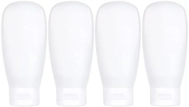 Main image of TSA Approved Travel Bottles Set for Toiletries Travel Size Containers Kit 4 Pack Portable Leak Proof Refillable Squeeze Cosmetic Airplane Essential Shampoo Hair Conditioner Body Lotion Bath Shower Gel