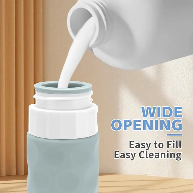 Alt view image 4 of 7 - Travel Bottles for Toiletries, Silicone Travel Size Containers