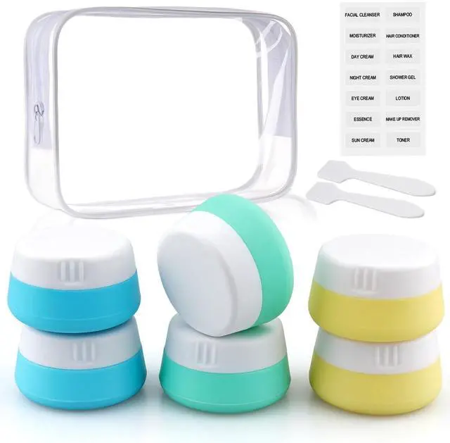 Main image of Silicone Travel Jars with Accessories