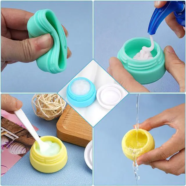 Alt view image 6 of 6 - Silicone Travel Jars with Accessories