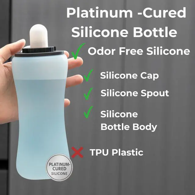 Alt view image 2 of 7 - Water Bottle, Collapsible Silicone Foldable 350mL