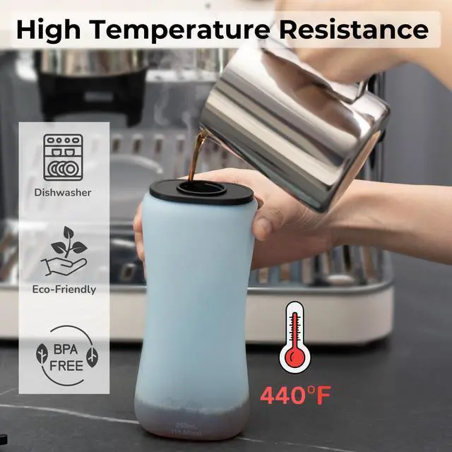 Alt view image 6 of 7 - Water Bottle, Collapsible Silicone Foldable 350mL