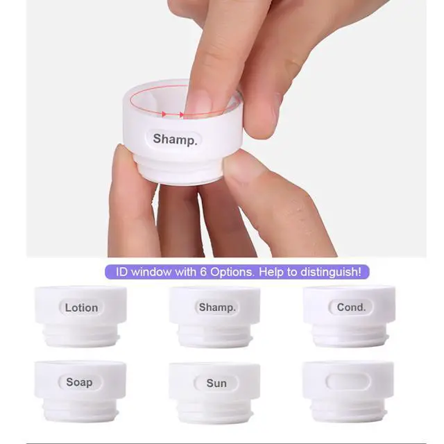 Alt view image 4 of 7 - Cute Cartoon Travel Size Silicone Bottle Set for Toiletries, 4Pack