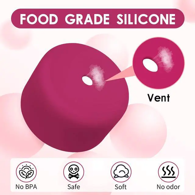 Alt view image 5 of 7 - Silicone Water Bottle Boot, Compatible with Owala 24oz 32oz 40oz, Protective Anti-Scratch & Anti-Dent No Noise Sleeve Cover for FreeSip/Twist/Flip Water Bottles (Read My Lips, 24oz)