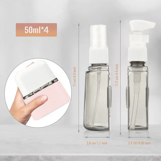 Alt view image 2 of 6 - Travel Bottles, Leak Proof Containers
