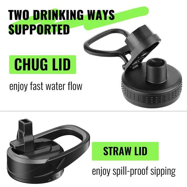 Alt view image 2 of 6 - Glass Water Bottle with Straw, Large Sports Water Jug