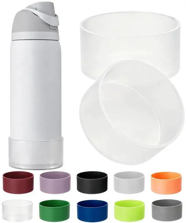 Main image of Silicone Boots for Owala 32oz FreeSip Water Bottles, Clear