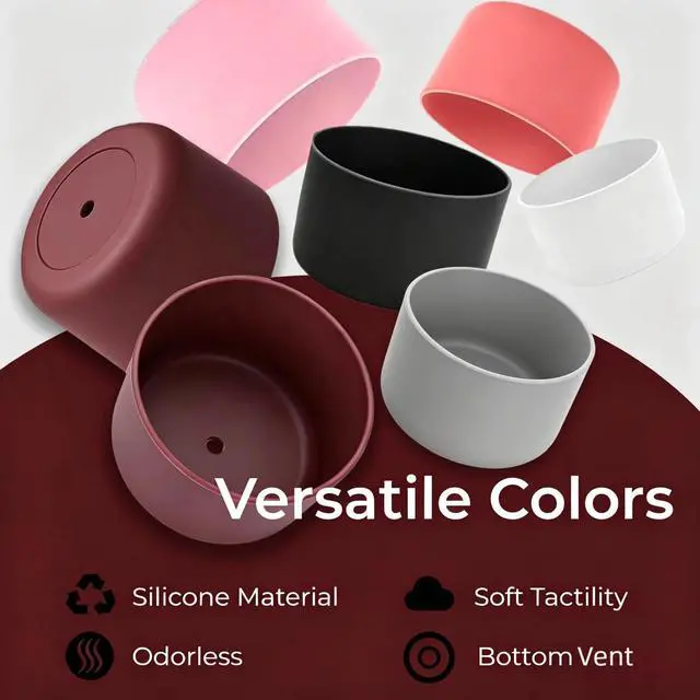 Alt view image 6 of 7 - Silicone Boots for Owala 32oz FreeSip Water Bottles, Clear