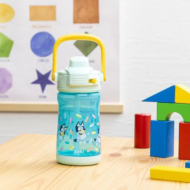 Alt view image 2 of 7 - Bluey Beacon Kids Water Bottle for Travel or At Home, 12oz Plastic is Durable and Leak-Proof with Liquid Lock Spout, Cover, Carry Handle, Protective Base (Bluey)