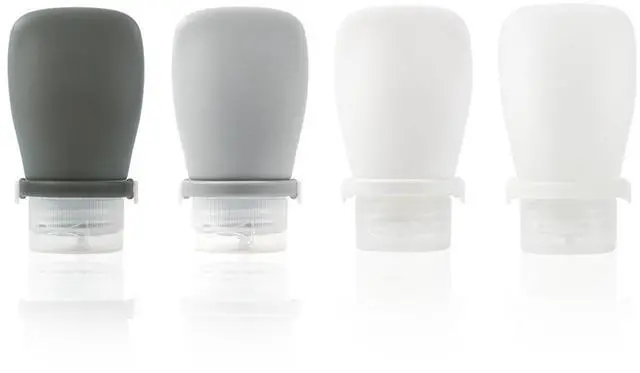 Main image of Silicone Travel Bottles (1oz),Leakproof Mini Lotion Bottles & Dressing Containers with Lids,Reusable Toiletry Squeeze Tubes for Shampoo,Conditioner,and Condiments
