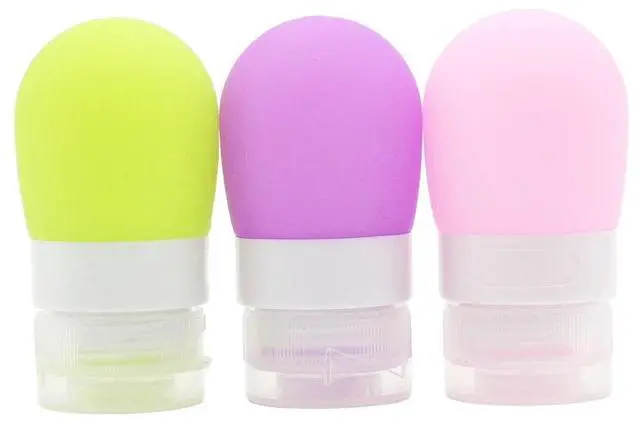 Main image of Portable Soft Silicone Travel Bottles Travel Containers