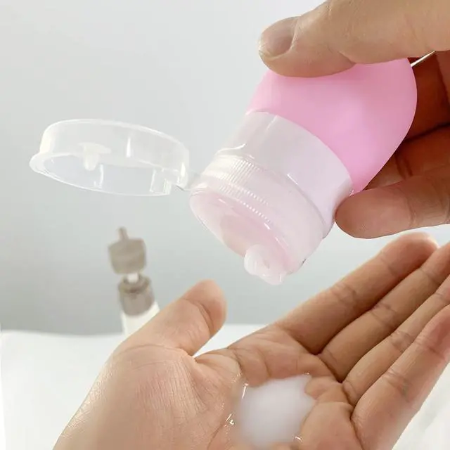 Alt view image 5 of 7 - Portable Soft Silicone Travel Bottles Travel Containers