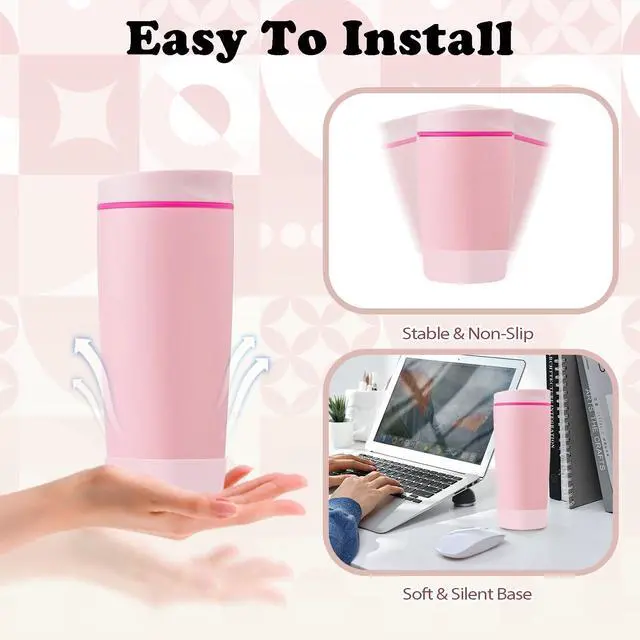 Alt view image 3 of 7 - Silicone Boot for Owala SmoothSip Slider Coffee Tumbler 20oz 12oz, Anti-Slip Sleeve for Travel Coffee Mug, Protective Accessories for Owala BPA Free (Pucker Up)