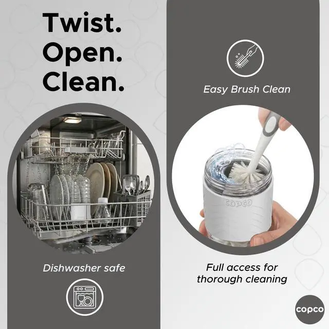 Alt view image 5 of 7 - Hydra 16.9 oz Water Bottle, Set of 3 Leak Proof, BPA Free Tritan, Dishwasher Safe, Twist-Open Body, Non-Slip Silicone Grip, Perfect for Gym, Travel, Office & Daily Use (Grey)