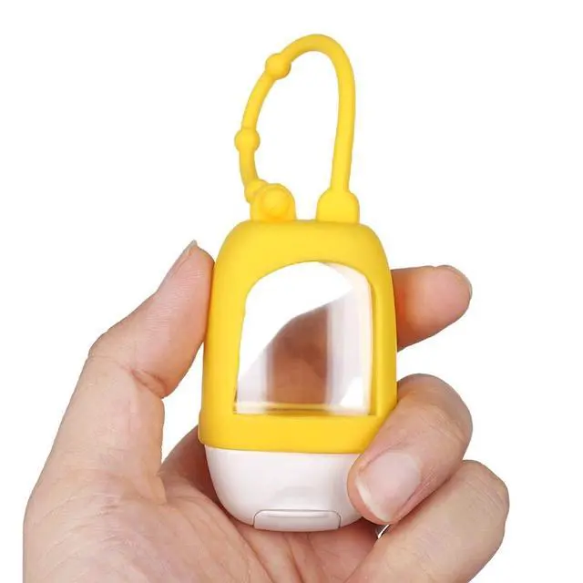 Alt view image 5 of 7 - Portable Refillable Travel Bottles, Empty Container with Clip Silicone, 30ml Empty Squeeze Bottle Containers