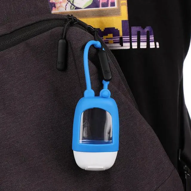 Alt view image 2 of 7 - Portable Refillable Travel Bottles, Empty Container with Clip Silicone, 30ml Empty Squeeze Bottle Containers