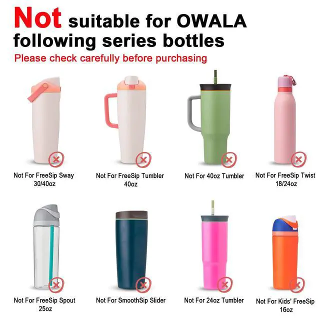 Alt view image 3 of 7 - Silicone Water Bottle Boot for Owala 24 Oz, Anti-Slip Protective Sleeve Bottom Bumper Protector for FreeSip, Twist, and Flip Stainless Steel Water Bottles (Dark Red)