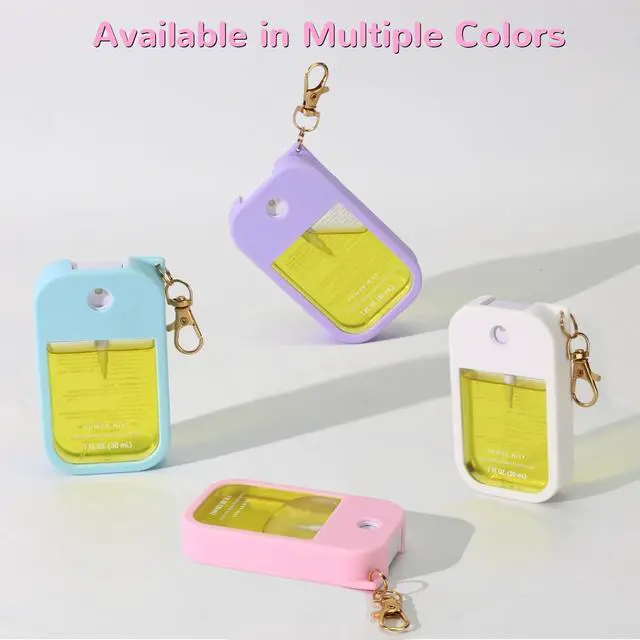 Alt view image 7 of 7 - Hand Sanitizer Spray Case Compatible with Touchland Power Mist 1 oz Silicone Case with Keychain for Touch Land Mist 1 fl oz30 ml, Hand Sanitizer Accessory for 1 fl oz (Black, 1 Pack)