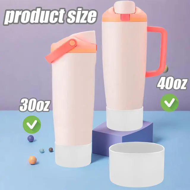 Alt view image 2 of 7 - Protective Silicone Boots for Owala 30oz & 40oz FreeSip Sway