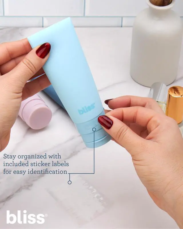 Alt view image 5 of 7 - Travel Bottles Set TSA Approved Leak-Free Refillable Toiletries