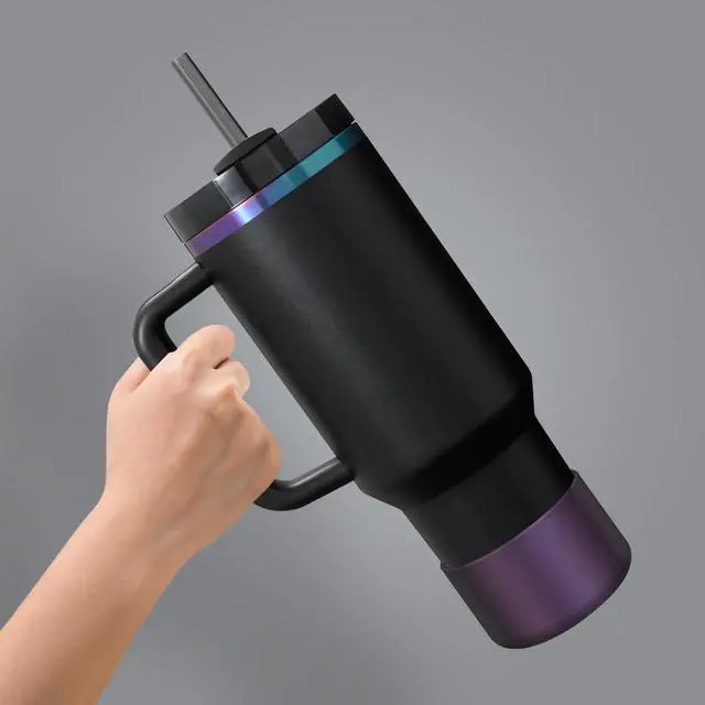 Alt view image 5 of 7 - Chameleon Silicone Boot Compatible with Stanley Tumbler 20 30 40oz
