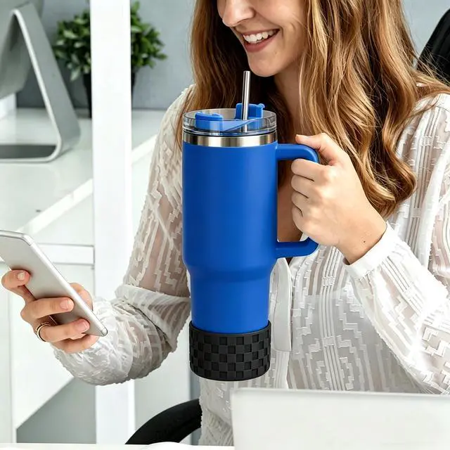 Alt view image 3 of 7 - Silicone Boot Compatible with Stanley 20-40oz Quencher Cup