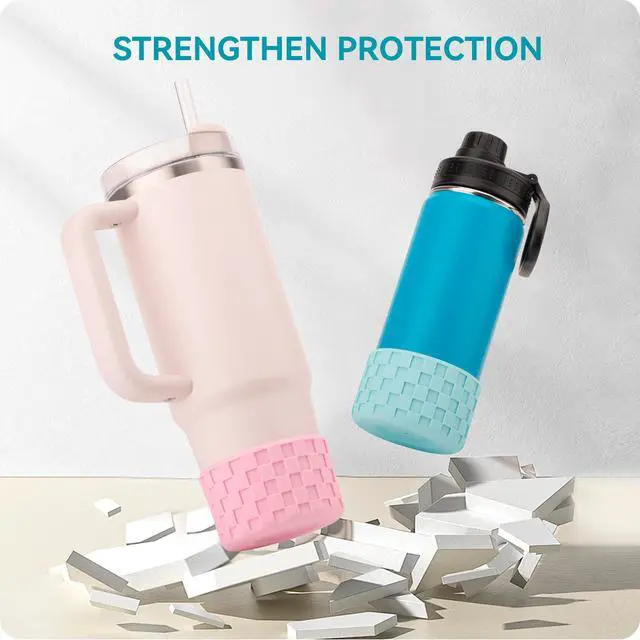 Alt view image 5 of 7 - Silicone Boot Compatible with Stanley 20-40oz Quencher Cup
