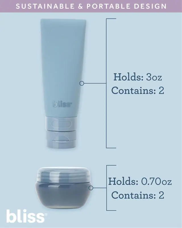 Alt view image 3 of 7 - Travel Bottles Set 10 Piece TSA Approved Leak Proof Refillable