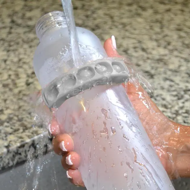 Alt view image 3 of 7 - Hydration Tracker for Water Bottles, Helps You Drink More (Grey Skies)