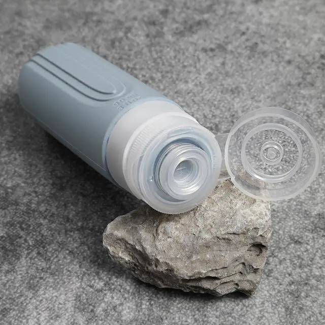 Alt view image 5 of 7 - Travel Bottles for Toiletries, 5 Pack TSA Approved Travel Size Containers, 3oz Leak Proof Refillable Travel Accessories for Shampoo Conditioner, BPA Free Travel Bottles with Toiletry Bag