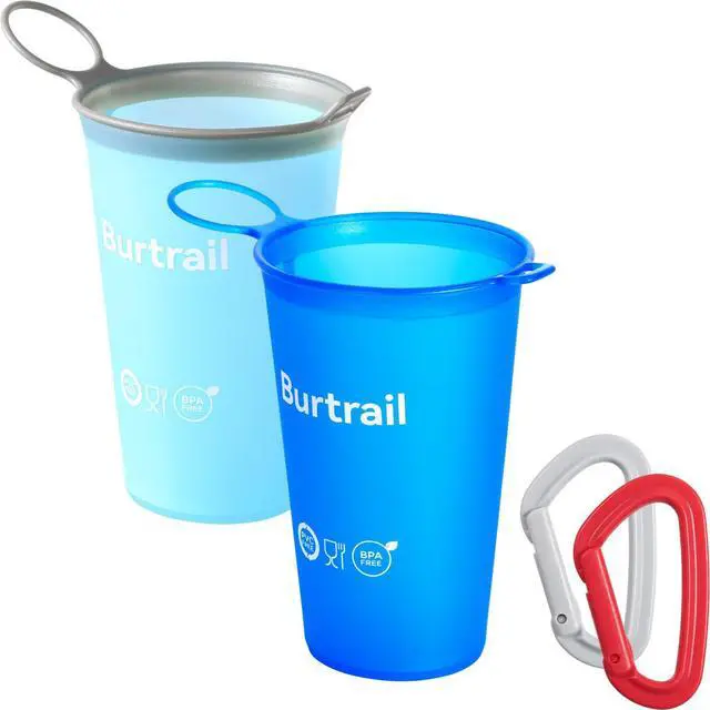 Main image of Collapsible Cup Foldable Running Water Cup,200 ml/6.8 fl oz-2Packs Color Mixing Protable Collapsible Cups for Traveling Backpacking Running-BPA Free,SeaBlue & SkyBlue